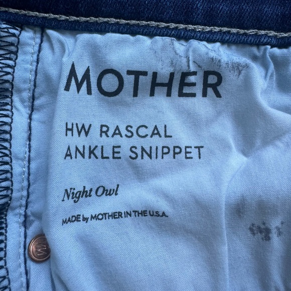 Mother Denim HW Rascal Ankle Snippet size 26 - Picture 5 of 5